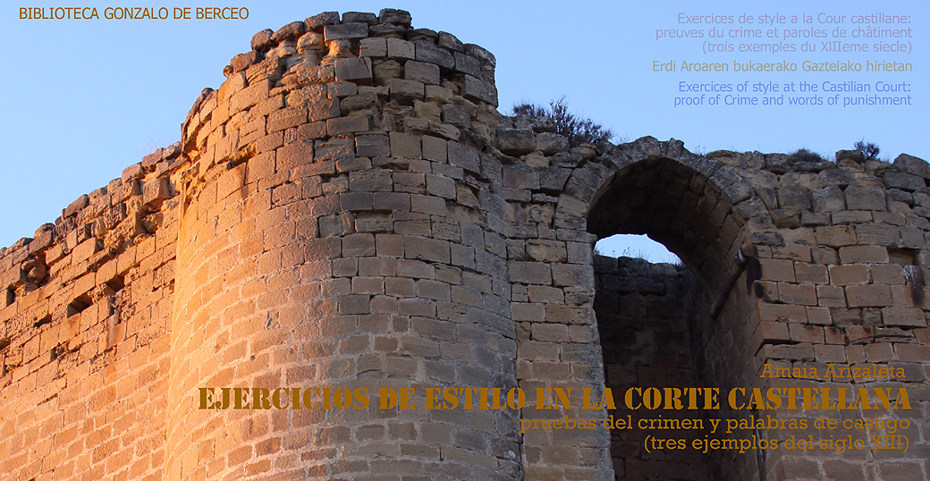 Castillo de Davalillo en San Asensio (La Rioja). Detalle de su fachada sur y puerta principal de acceso. Este castillo está ubicado en un meandro del río Ebro frente a las defensas de San Vicente de la Sonsierra, defensas navarras contra las castellanas del castillo. 