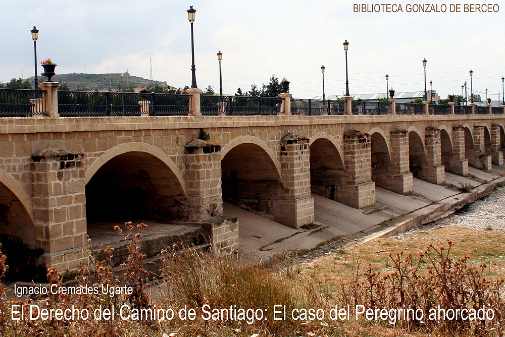 Puente sobre el río Oja, construido por Santo Domingo en la ciudad de su nombre