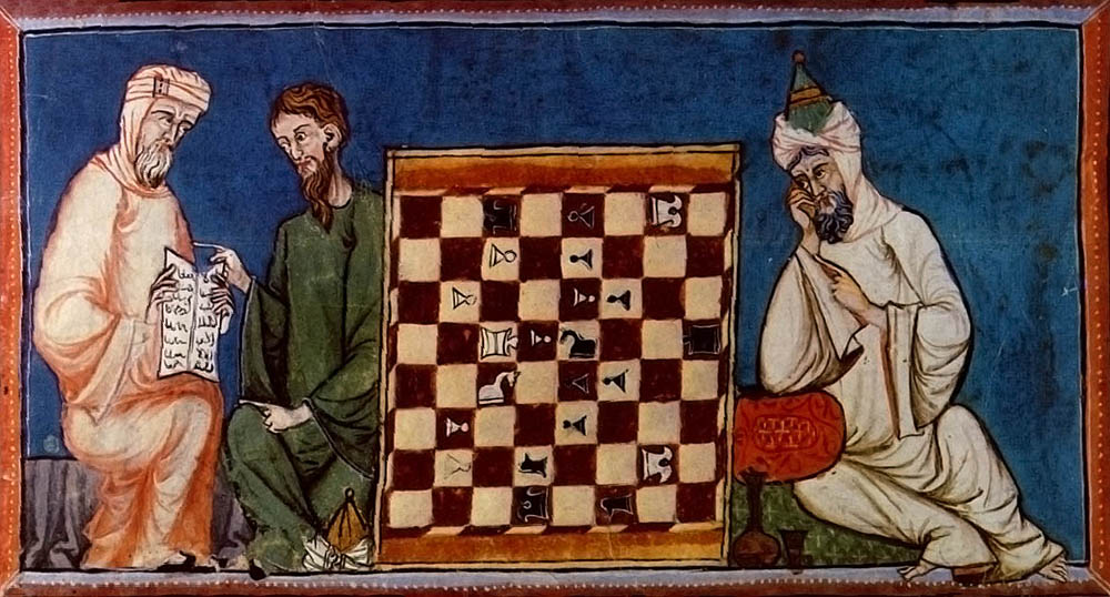 "el Libro de axedrez, dados e tablas"  de Alfonso X, siglo XIII