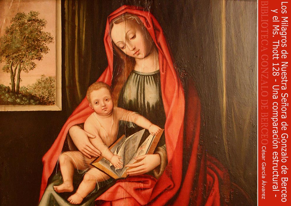 Virgen con niño.Siglo XVI.Anónimo hispanoflamenco. Óleo sobre tabla de pino. Museo catedral de Burgos.