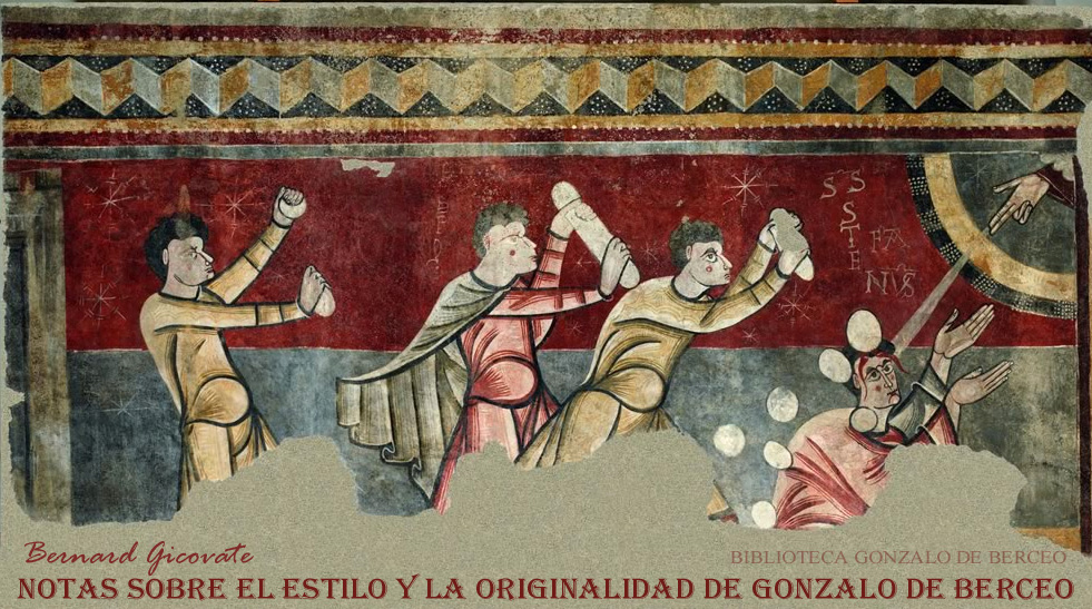 Pintura mural procedente de la iglesia leridana de san Joan de Boi. Actualmente en el Museo Nacional de Arte de Cataluña. En la imagen (foto de Fernando Marquieira) se representa la lapidación de san Esteba. En la imagen de abajo comentarios sobre la iglesia.