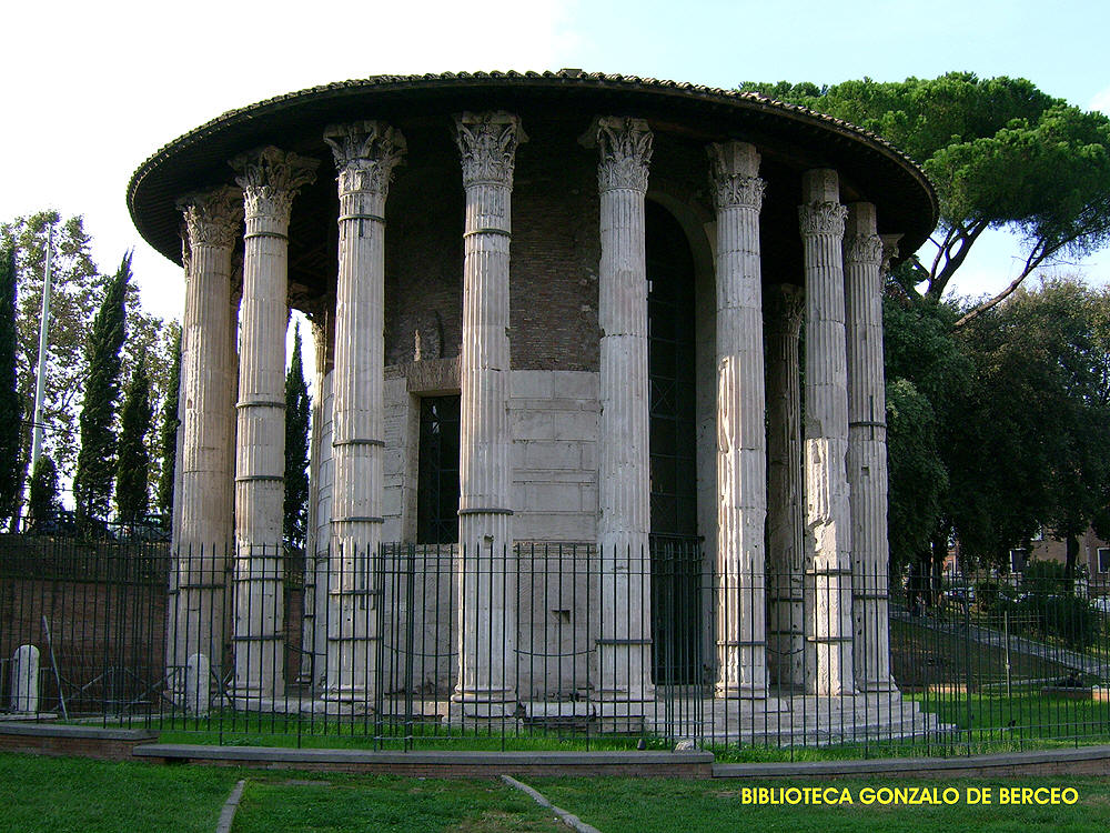 Templo de Hercules Victor o de Vesta. Roma.(Foto de C. Page)