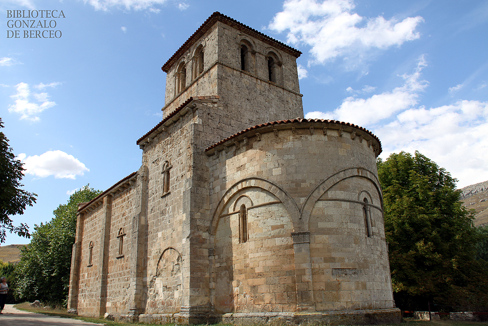 Monasterio de Rodilla (Burgos), siglo XII. Vista general. En la imagen de portada más datos sobre el monumento.