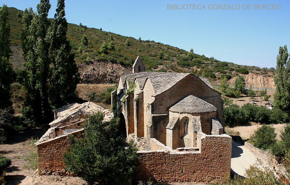 Vista general de la ermita de san Zoilo en Navarra