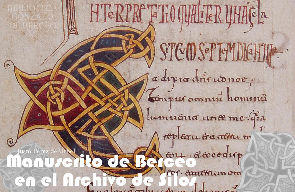 Detalle de letra inicial de folio del códice Albeldense o Vigilano. Para saber más seguir el enlace.