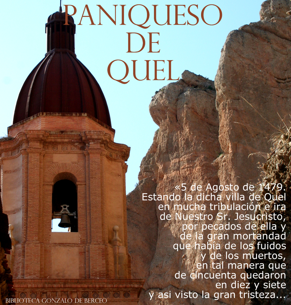 Torre de la iglesia del Salvador de Quel (La Rioja)